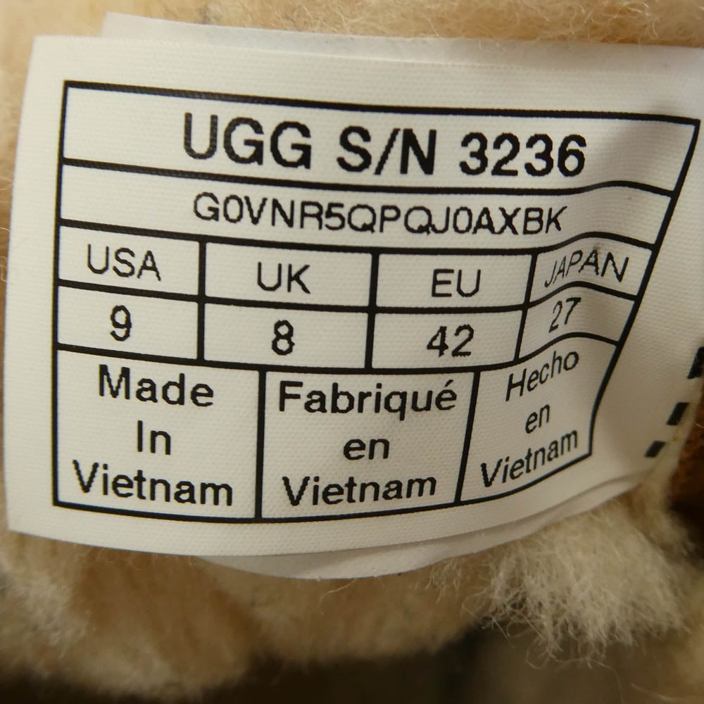 UGG アグ F27019L Neumel ニューメル スエード チャッカ ブーツ ブラウン系 27cm【中古】