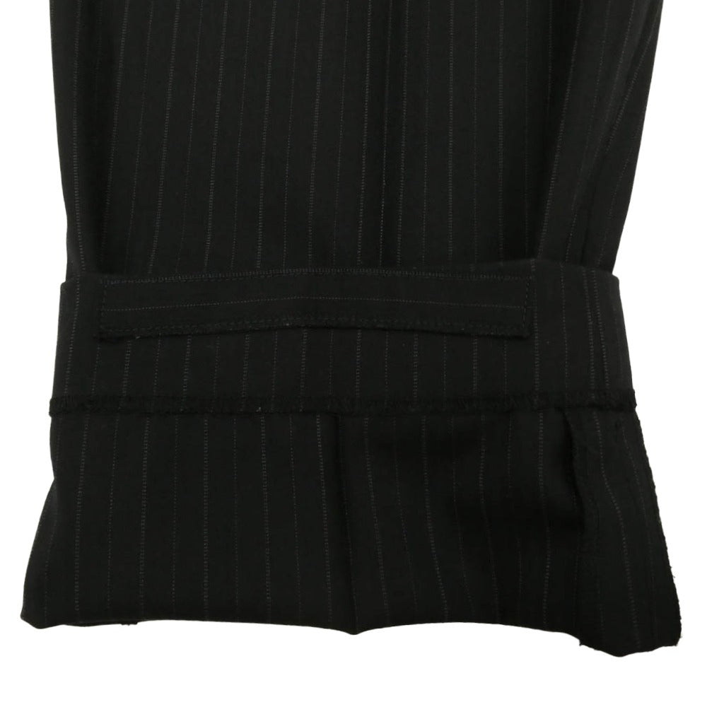 Brooks Brothers ブルックスブラザーズ 3B ストライプ テーラード ジャケット スラックス パンツ セットアップ ブラック系 37SHT/31W【中古】