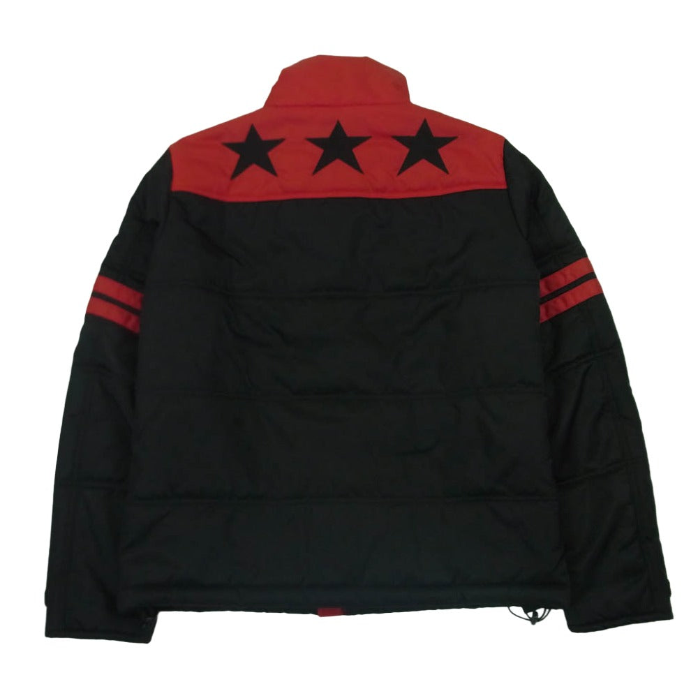 VANSON バンソン ナイロン 中綿 ポリエステル ジャケット 日本製 ブラック系 レッド系 M【中古】