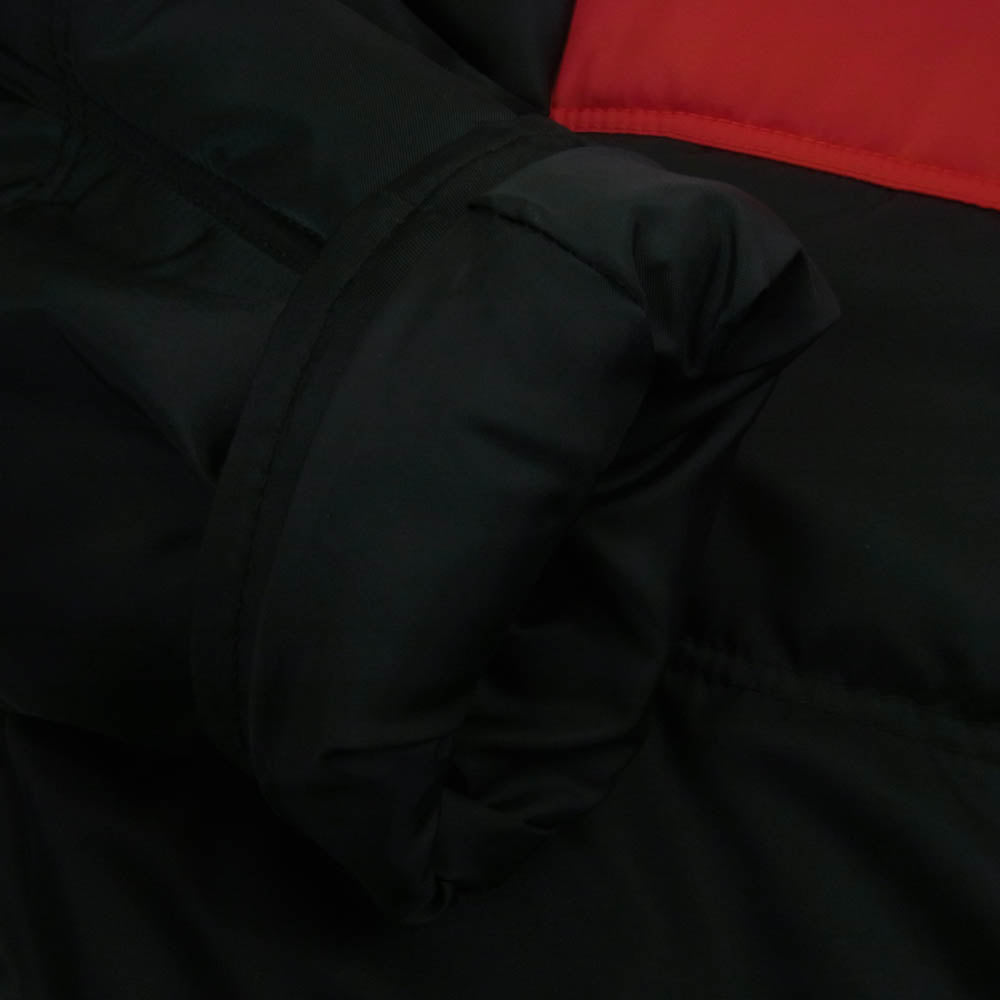 VANSON バンソン ナイロン 中綿 ポリエステル ジャケット 日本製 ブラック系 レッド系 M【中古】