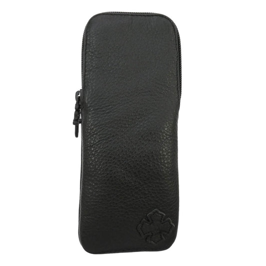 CHROME HEARTS クロムハーツ（原本無） EYEWEAR CASE レザー CHプラスパッチ アイウェアケース 眼鏡ケース ブラック系【中古】