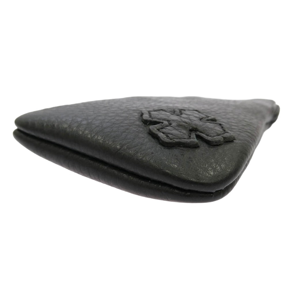 CHROME HEARTS クロムハーツ（原本無） EYEWEAR CASE レザー CHプラスパッチ アイウェアケース 眼鏡ケース ブラック系【中古】