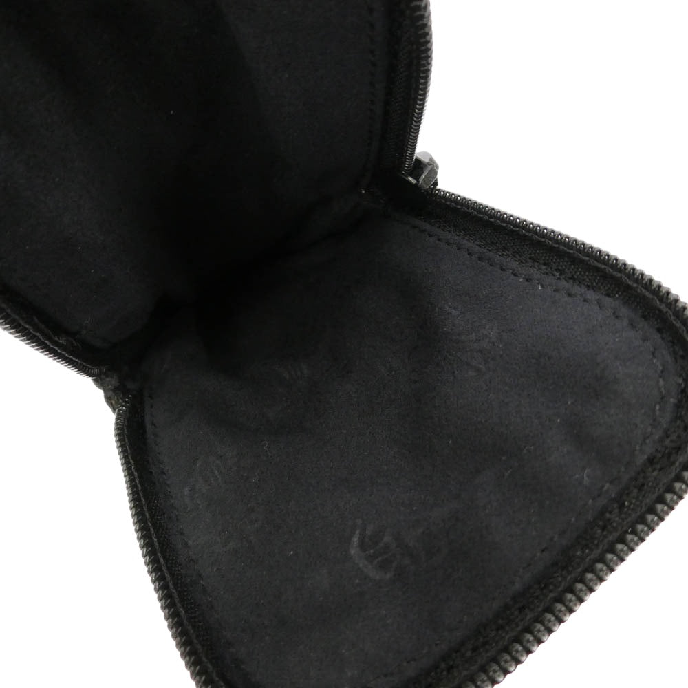 CHROME HEARTS クロムハーツ（原本無） EYEWEAR CASE レザー CHプラスパッチ アイウェアケース 眼鏡ケース ブラック系【中古】