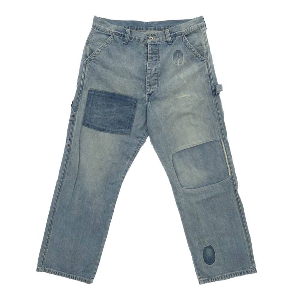 PORTER CLASSIC ポータークラシック PC-005-2619 CANNERY ROW DENIM PAINTER PANTS キャナリーロウ デニムペインターパンツ インディゴブルー系【中古】