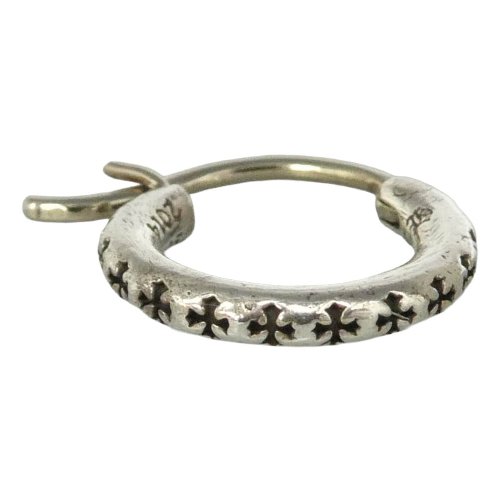 CHROME HEARTS クロムハーツ（原本無） TINY TFL HOOP タイニー トゥルーファッキングラブ フープ ピアス シルバー系【中古】