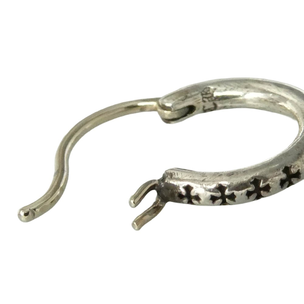 CHROME HEARTS クロムハーツ（原本無） TINY TFL HOOP タイニー トゥルーファッキングラブ フープ ピアス シルバー系【中古】