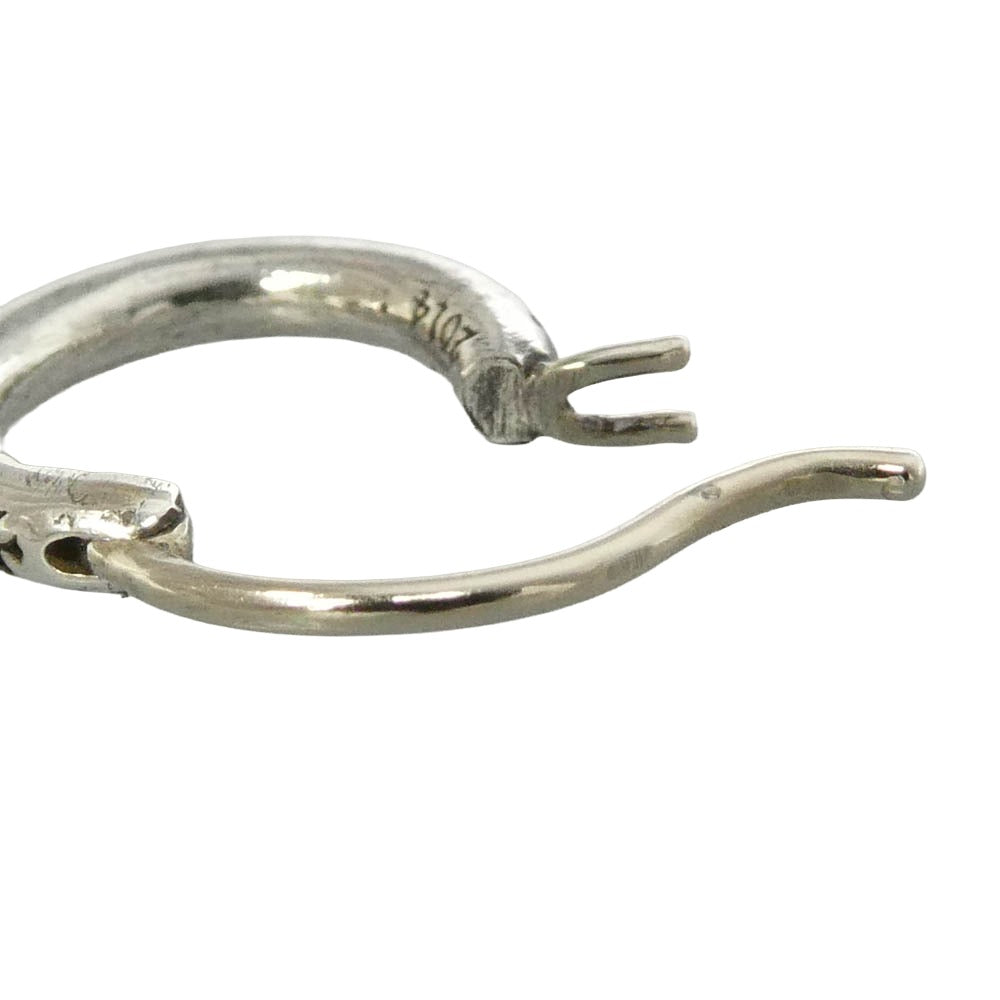 CHROME HEARTS クロムハーツ（原本無） TINY TFL HOOP タイニー トゥルーファッキングラブ フープ ピアス シルバー系【中古】