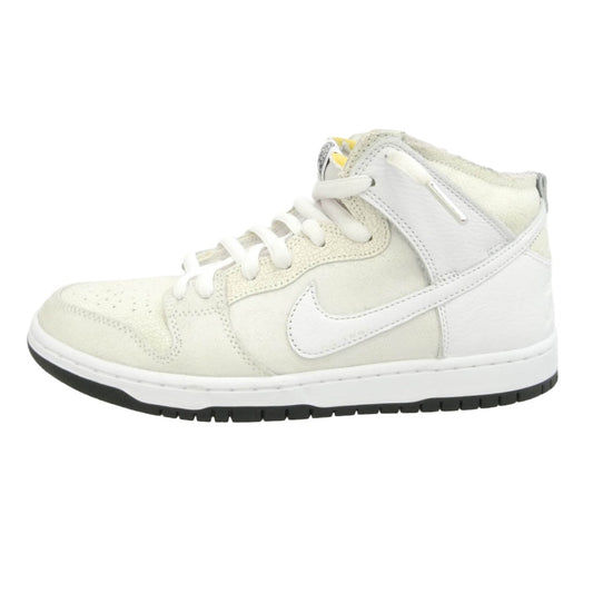 NIKE ナイキ ANTI HERO アンチヒーロー HM5837-100 × ANTIHERO SB Dunk High QS White アンタイヒーロー SB ダンク ハイ QS ホワイト ハイカットスニーカー オフホワイト系 ホワイト系 27.5cm【中古】