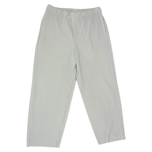 HOMME PLISSE ISSEY MIYAKE オム プリッセ イッセイミヤケ 15AW HP53JF050 プリーツ イージー パンツ ライト グレー系 2【中古】