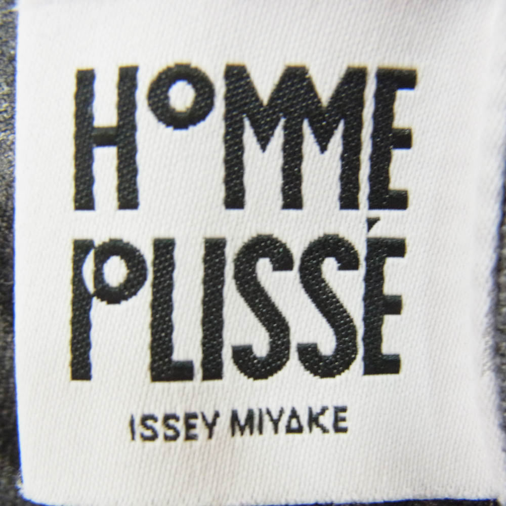 HOMME PLISSE ISSEY MIYAKE オム プリッセ イッセイミヤケ 19SS HP91FF006 プリーツ テーパード パンツ グレー系 2【中古】