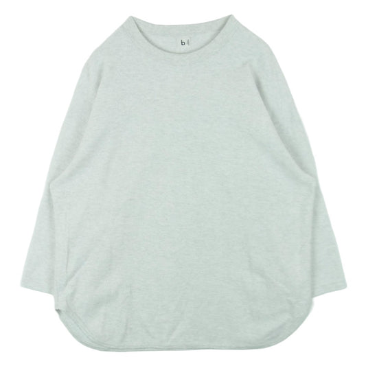 blurhms ROOTSTOCK ブラームスルーツストック bROOTS24S20 Rough&Smooth Thermal Baseball Tee ラフ アンド スムース サーマル ベースボール Tシャツ 長袖 カットソー オフホワイト系 ライトグレー系 3【中古】