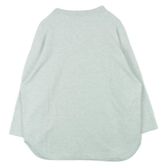 blurhms ROOTSTOCK ブラームスルーツストック bROOTS24S20 Rough&Smooth Thermal Baseball Tee ラフ アンド スムース サーマル ベースボール Tシャツ 長袖 カットソー オフホワイト系 ライトグレー系 3【中古】