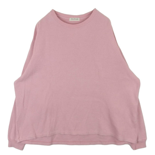 ポリプロイド 09-C-10 OVERSIZE LONGSLEEVE C THERMAL オーバーサイズ サーマル ロングスリーブ 長袖 カットソー ピンク系 3【中古】