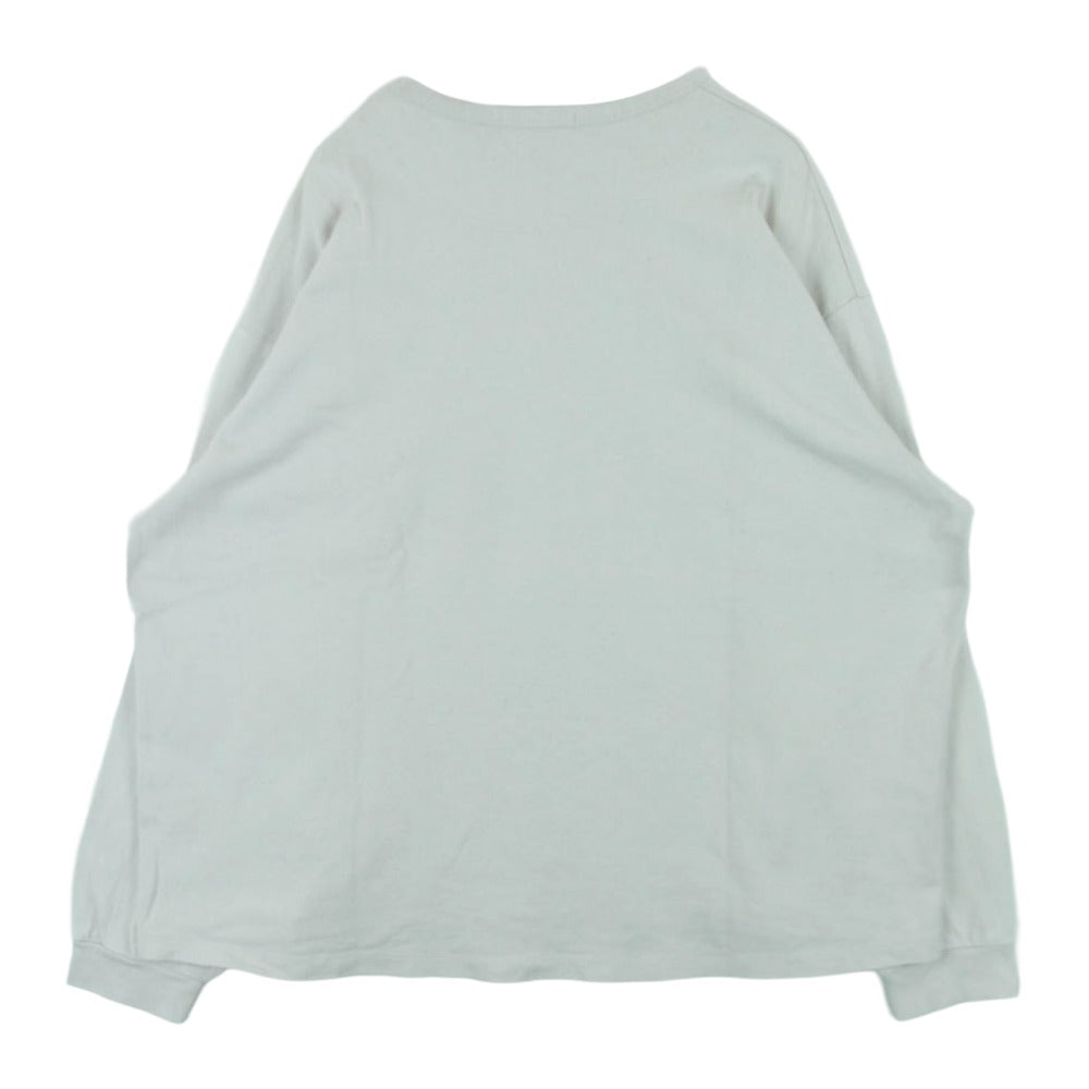 ポリプロイド 10-C-07 OVERSIZE LONGSLEEVE C オーバーサイズ ロングスリーブ 長袖 カットソー ライトグレージュ系 4【中古】