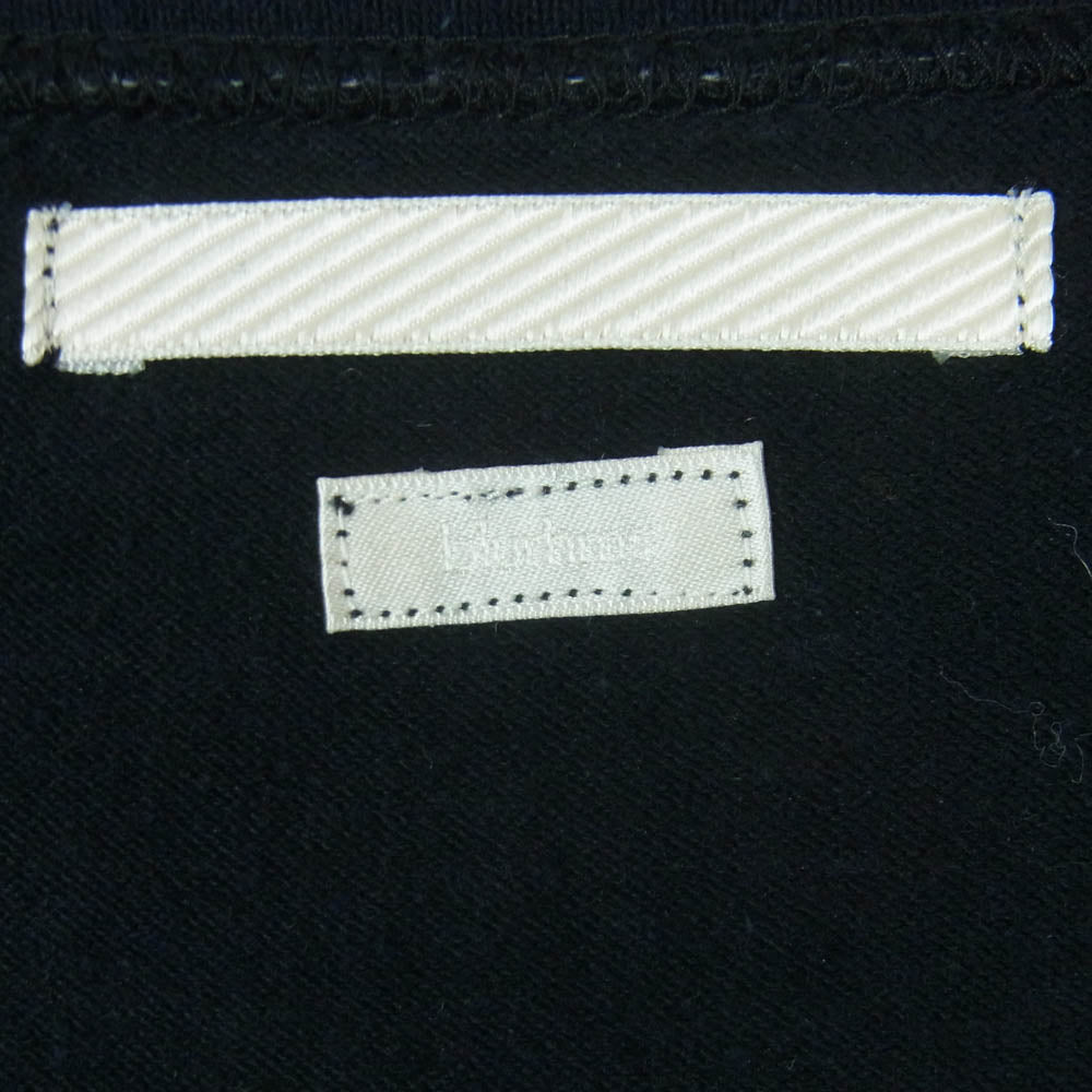 blurhms ブラームス BHS23S032 Silk Nep Harf zip シルク ネップ ハーフ ジップ 長袖 スウェット シャツ ダークネイビー系 3【中古】