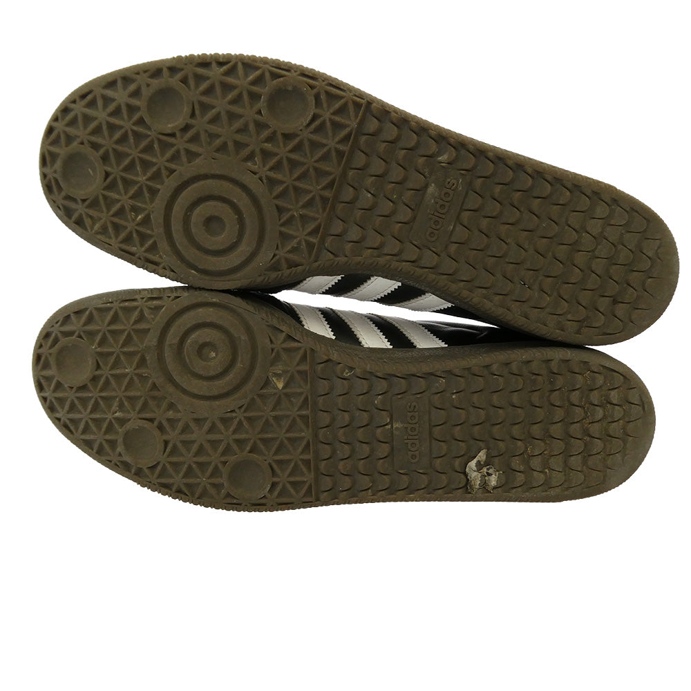 adidas アディダス B75807 Samba OG Core Black Cloud White Gum サンバ OG コアブラック クラウドホワイト ガム ローカット スニーカー ブラック系 ホワイト系 28.5cm【中古】