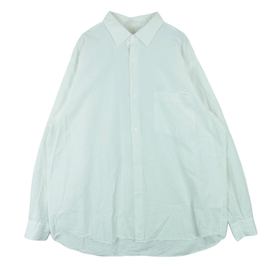 COMOLI コモリ 23AW Y03-02001 コモリシャツ コットン 長袖 シャツ 2 ホワイト系 2【中古】