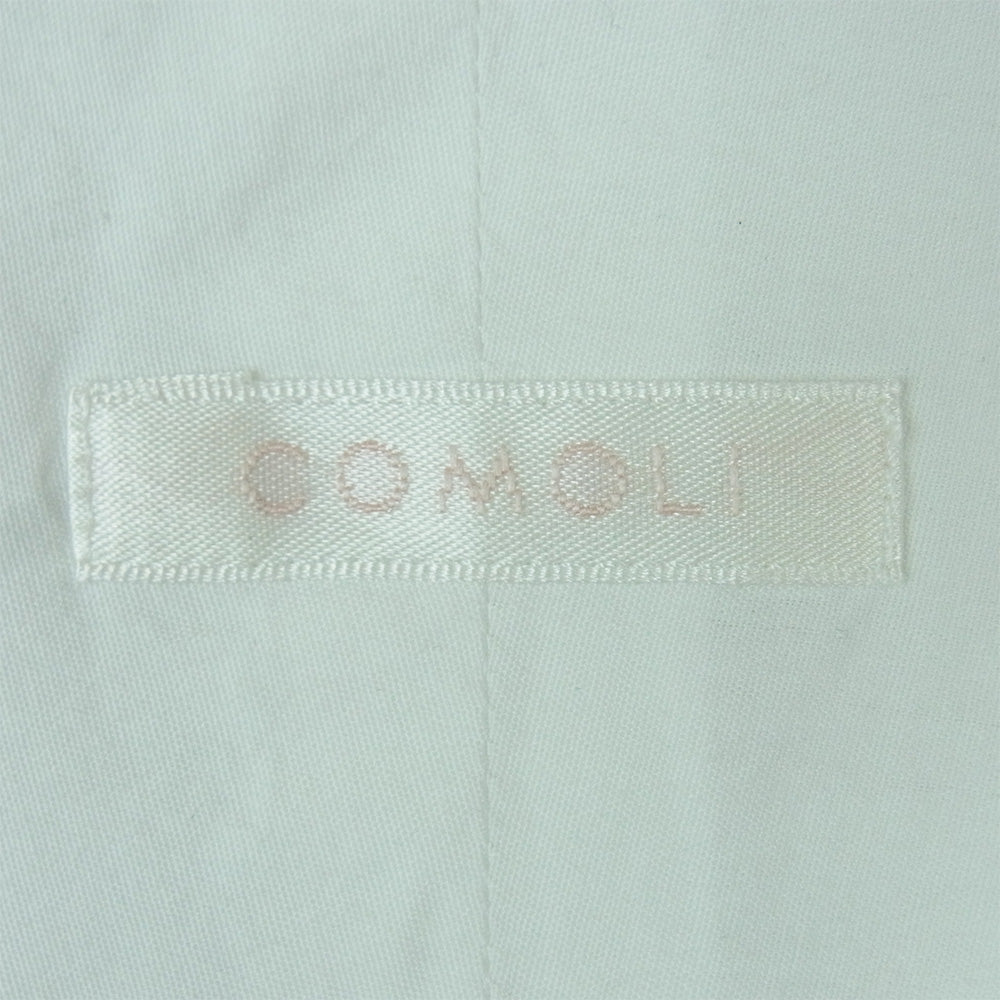 COMOLI コモリ 23AW Y03-02001 コモリシャツ コットン 長袖 シャツ 2 ホワイト系 2【中古】