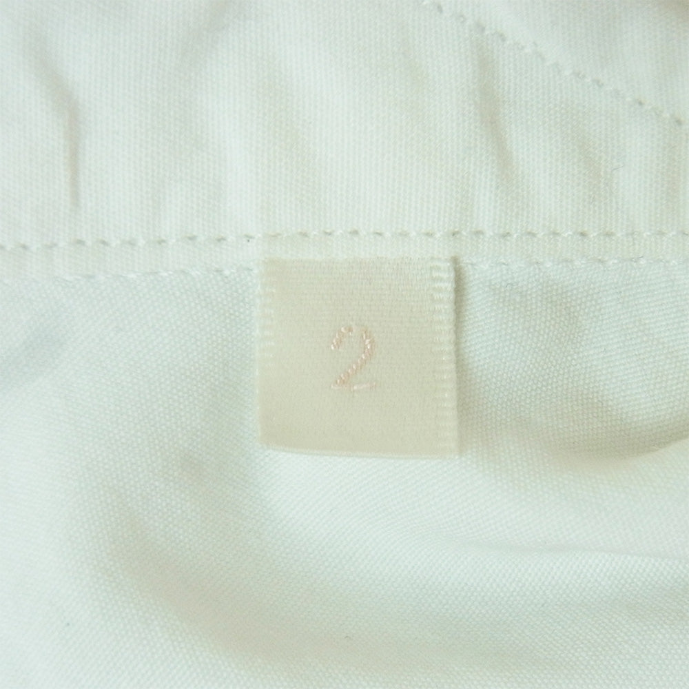 COMOLI コモリ 23AW Y03-02001 コモリシャツ コットン 長袖 シャツ 2 ホワイト系 2【中古】