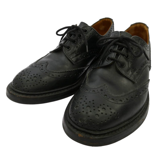 Tricker's トリッカーズ 904401 BOURTON バートン ダイナイトソール ウイングチップ シューズ ブラック系 8【中古】