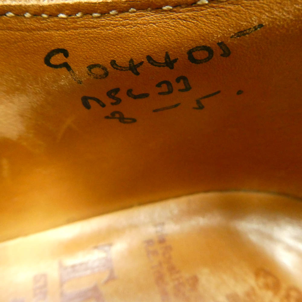Tricker's トリッカーズ 904401 BOURTON バートン ダイナイトソール ウイングチップ シューズ ブラック系 8【中古】