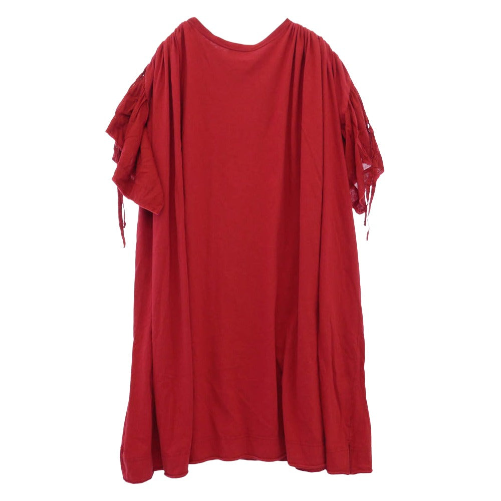 Vivienne Westwood ヴィヴィアンウエストウッド 16-12-511025 RED LABEL ロゴ 刺繍 ワンピース レッド系 00【中古】