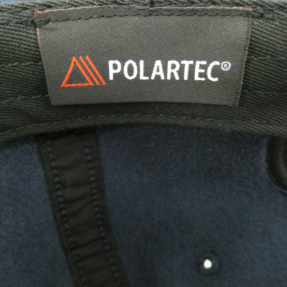 Supreme シュプリーム 23AW Polartec Small Box 6-Panel Cap ポーラテック スモール ボックス ロゴ フリース キャップ ネイビー系【中古】
