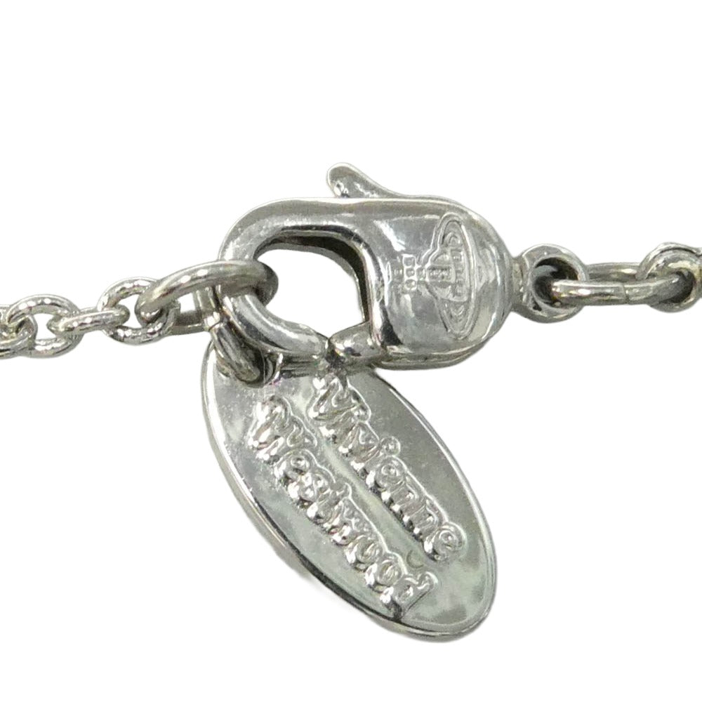 Vivienne Westwood ヴィヴィアンウエストウッド Mini Bas Relief Pearl パール オーブ チェーン ブレスレット シルバー系【中古】