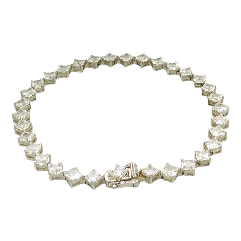 ハットンラブス 925 テニス ブレスレット シルバー系【中古】
