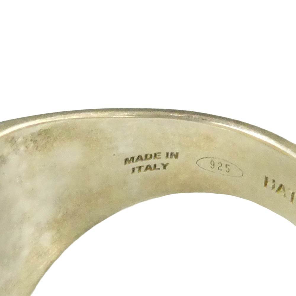 ハットンラブス BLUE DAISY RING フラワー モチーフ ストーン シルバー925 リング 指輪 20.5号【中古】