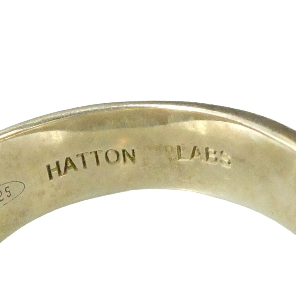 ハットンラブス BLUE DAISY RING フラワー モチーフ ストーン シルバー925 リング 指輪 20.5号【中古】