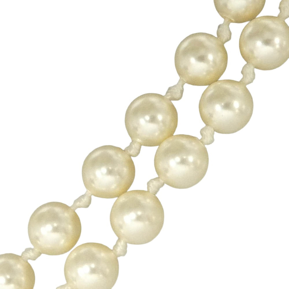 Vivienne Westwood ヴィヴィアンウエストウッド Mini Bas Relief Pearl ミニ バス レリーフ パール チョーカー ネックレス オフホワイト系 シルバー系【中古】