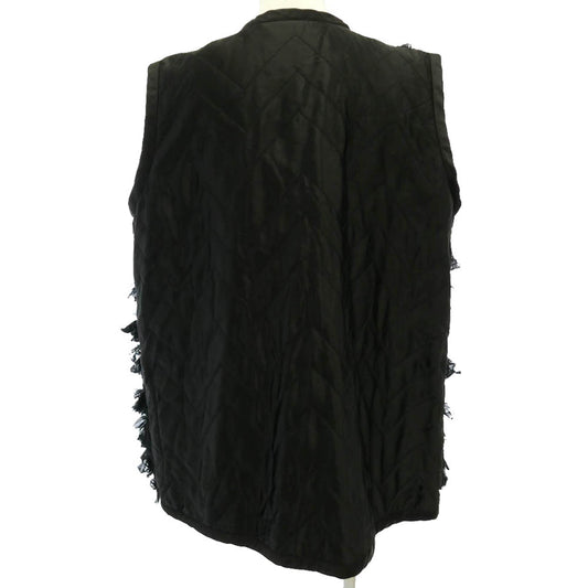 COMME des GARCONS コムデギャルソン 18AW RB-J026 コムコム フリル キルティング ベスト ブラック系 XS【中古】
