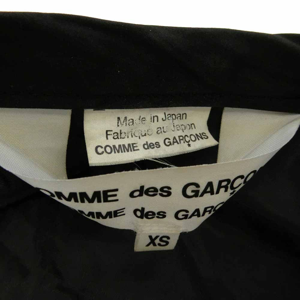COMME des GARCONS コムデギャルソン 18AW RB-J026 コムコム フリル キルティング ベスト ブラック系 XS【中古】