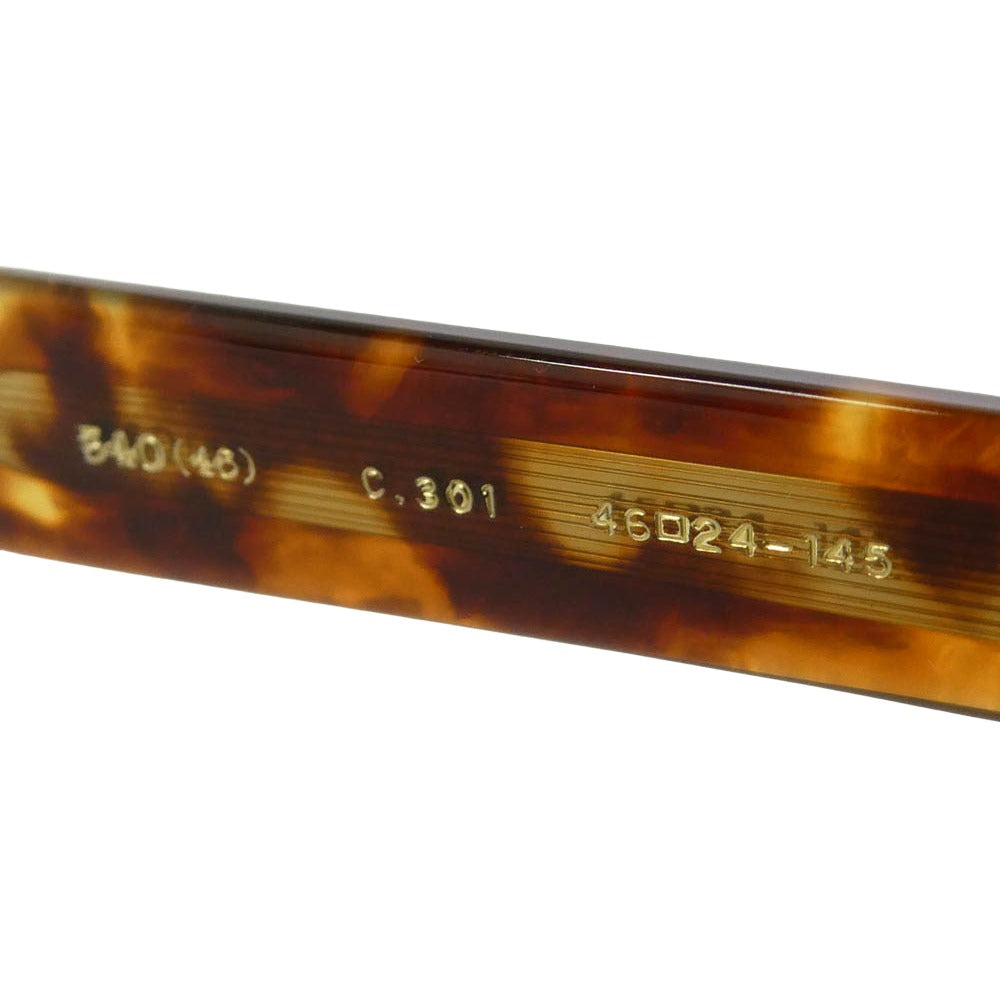 EYEVAN7285 アイヴァン7285 340 c.301 ウェリントンフレーム 眼鏡 サングラス アイウェア ブラウン系 46□24 145【中古】