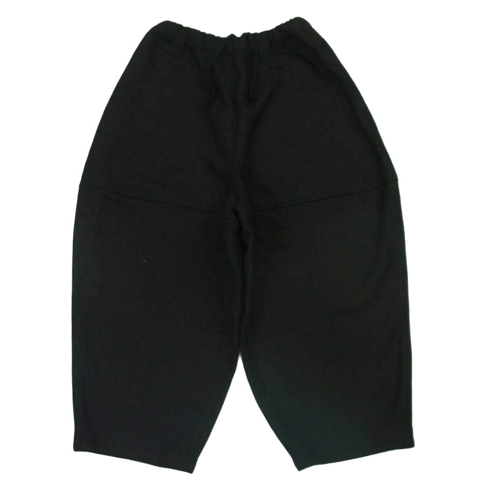 COMME des GARCONS コムデギャルソン 19AW GD-P018 本ライン ラメ ヘリンボーン バルーン ワイド パンツ ブラック系 S【中古】