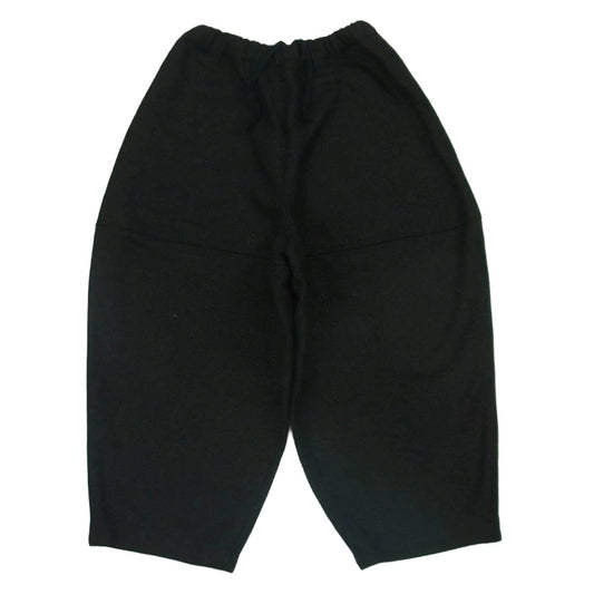 COMME des GARCONS コムデギャルソン 19AW GD-P018 本ライン ラメ ヘリンボーン バルーン ワイド パンツ ブラック系 S【中古】
