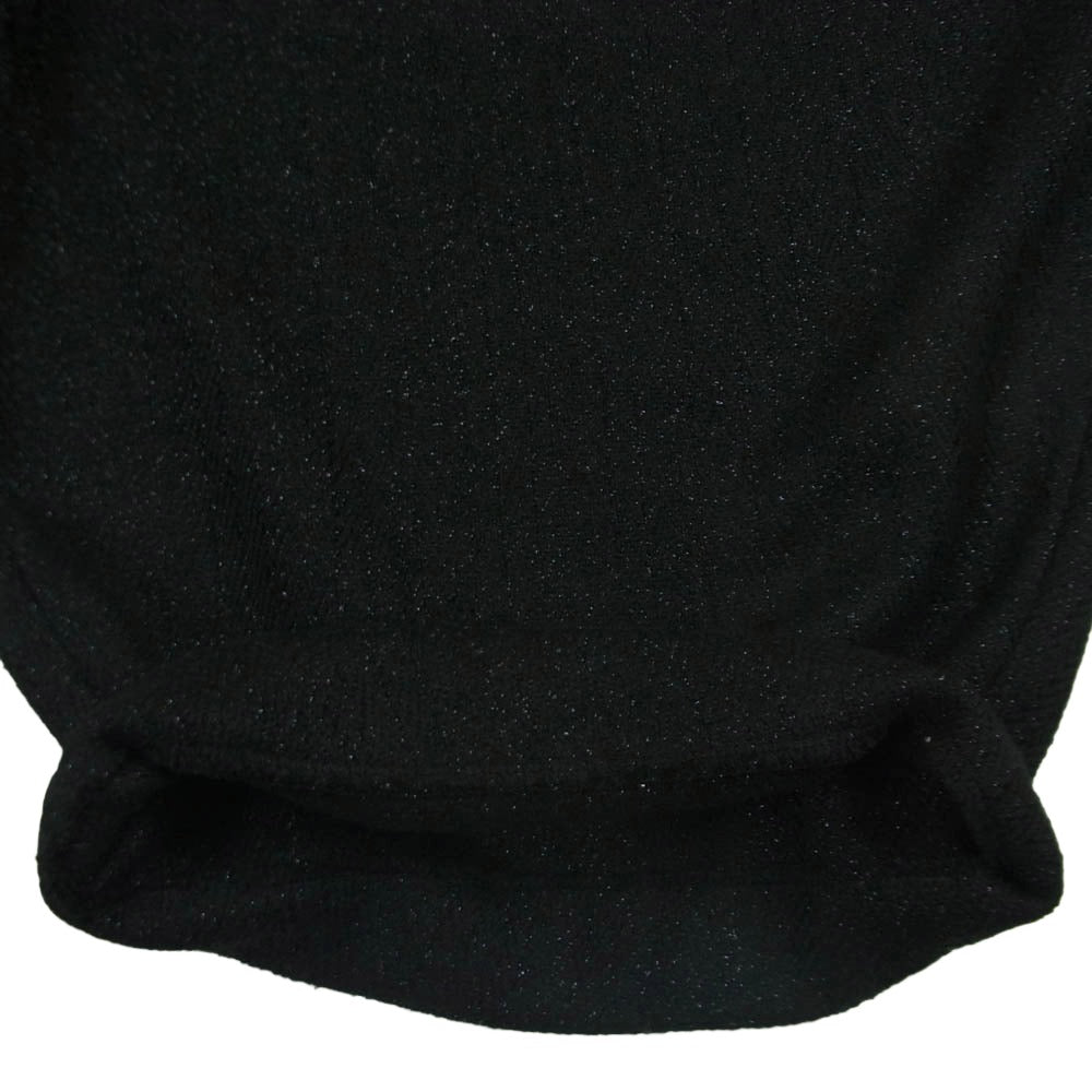 COMME des GARCONS コムデギャルソン 19AW GD-P018 本ライン ラメ ヘリンボーン バルーン ワイド パンツ ブラック系 S【中古】