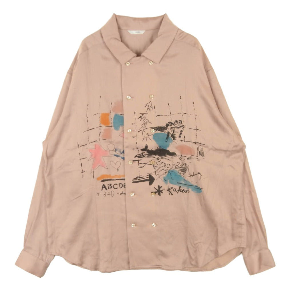 カカン 26SS KKN-26SS-SH202-PT BRIGHT DOUBLE SHIRTS-PT 長袖 シャツ ブラウス 日本製 ピンク系 F【中古】
