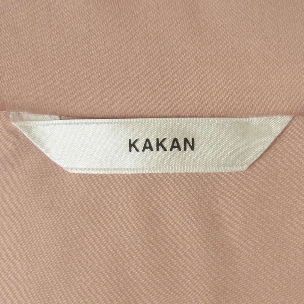 カカン 26SS KKN-26SS-SH202-PT BRIGHT DOUBLE SHIRTS-PT 長袖 シャツ ブラウス 日本製 ピンク系 F【中古】