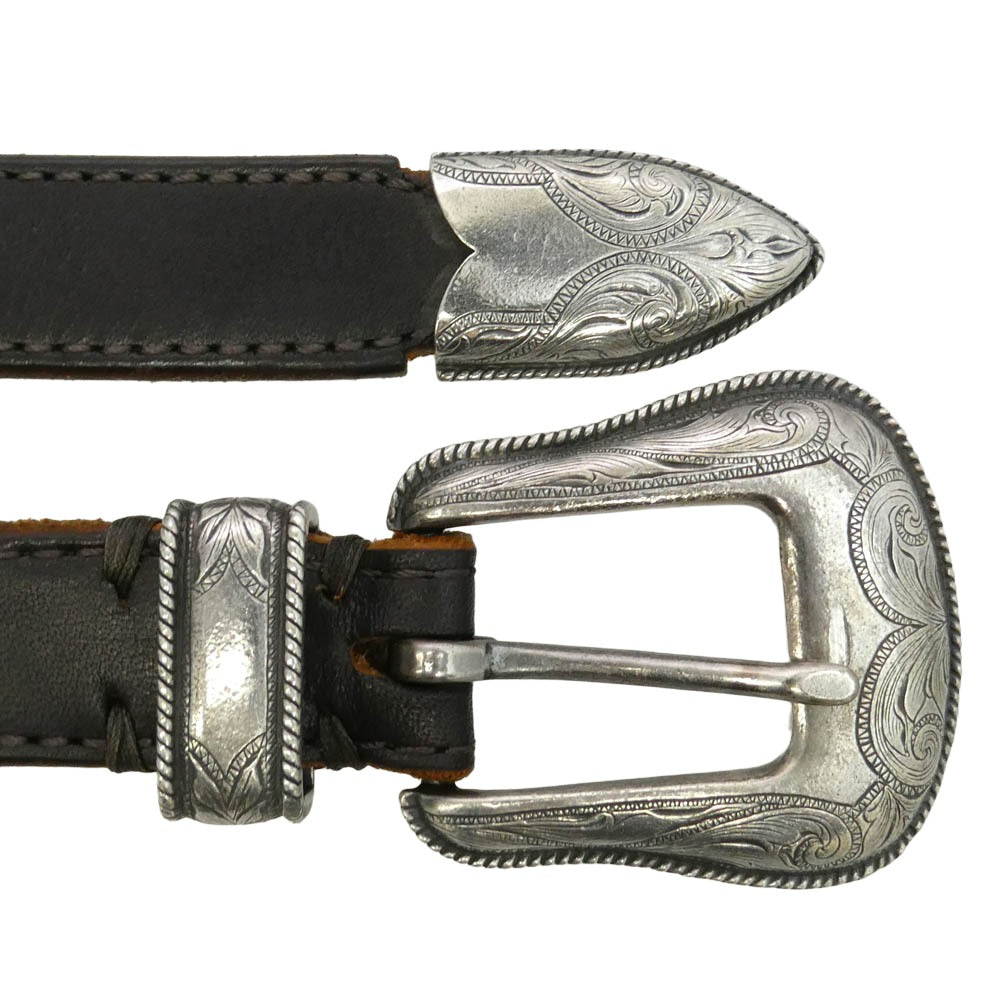 Vintage Works ヴィンテージワークス DH5746 ウエスタン バックル コンチョ レザー ベルト 35/39 ブラウン系【中古】