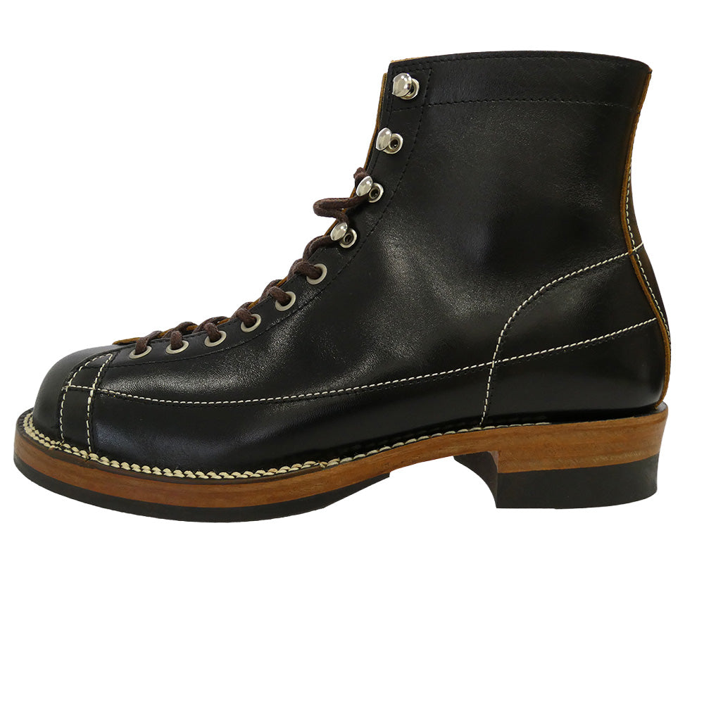 The REAL McCOY'S ザリアルマッコイズ MA24008 TEN MILE WORK BOOTS テンマイル ワーク ブーツ HORSEHIDE BUTTOCK ホースハイドバットック シューズ ブラック系 8.5【美品】【中古】