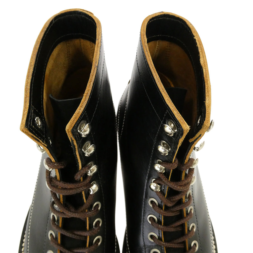 The REAL McCOY'S ザリアルマッコイズ MA24008 TEN MILE WORK BOOTS テンマイル ワーク ブーツ HORSEHIDE BUTTOCK ホースハイドバットック シューズ ブラック系 8.5【美品】【中古】