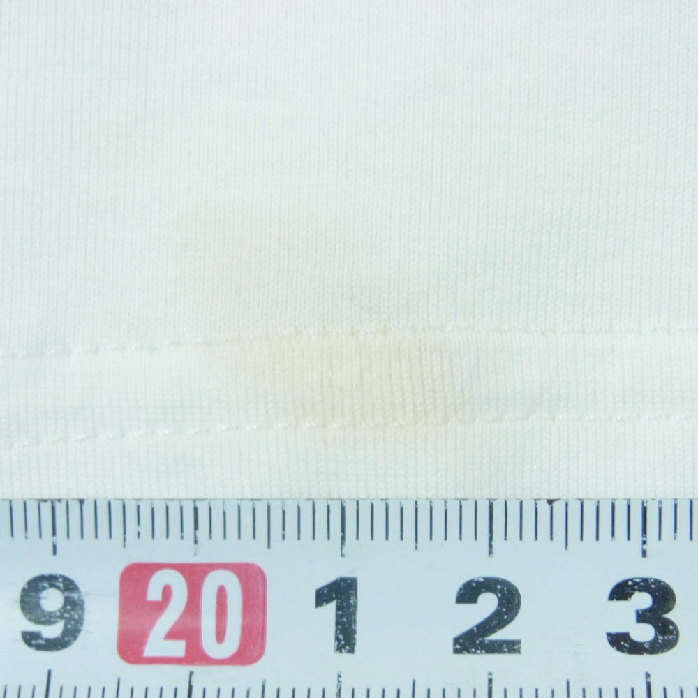 BURBERRY バーバリー 8026017 LETCHFORD ロゴプリント クルーネック 半袖 Tシャツ コットン ベトナム製 ホワイト系 L【中古】