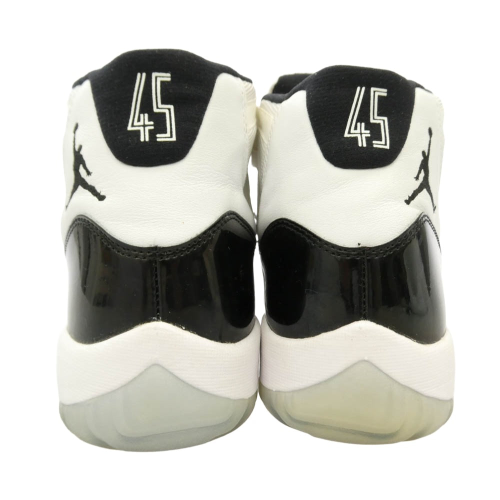 NIKE ナイキ 378037-100 Air Jordan 11 Retro Concord AJ11 エアジョーダン11 レトロ コンコルド ロゴ ハイカット スニーカー ホワイト系 ブラック系 27.5cm【中古】