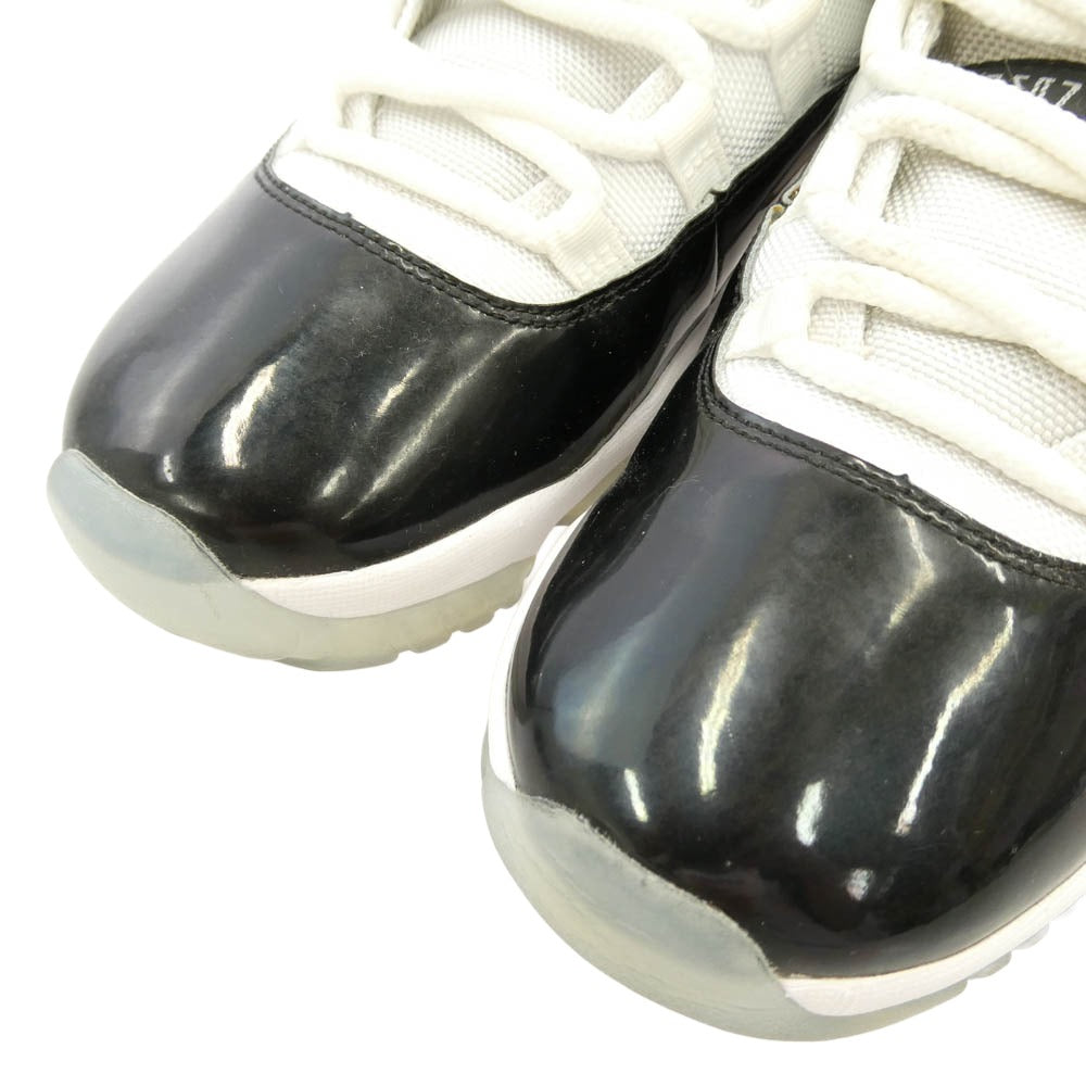 NIKE ナイキ 378037-100 Air Jordan 11 Retro Concord AJ11 エアジョーダン11 レトロ コンコルド ロゴ ハイカット スニーカー ホワイト系 ブラック系 27.5cm【中古】