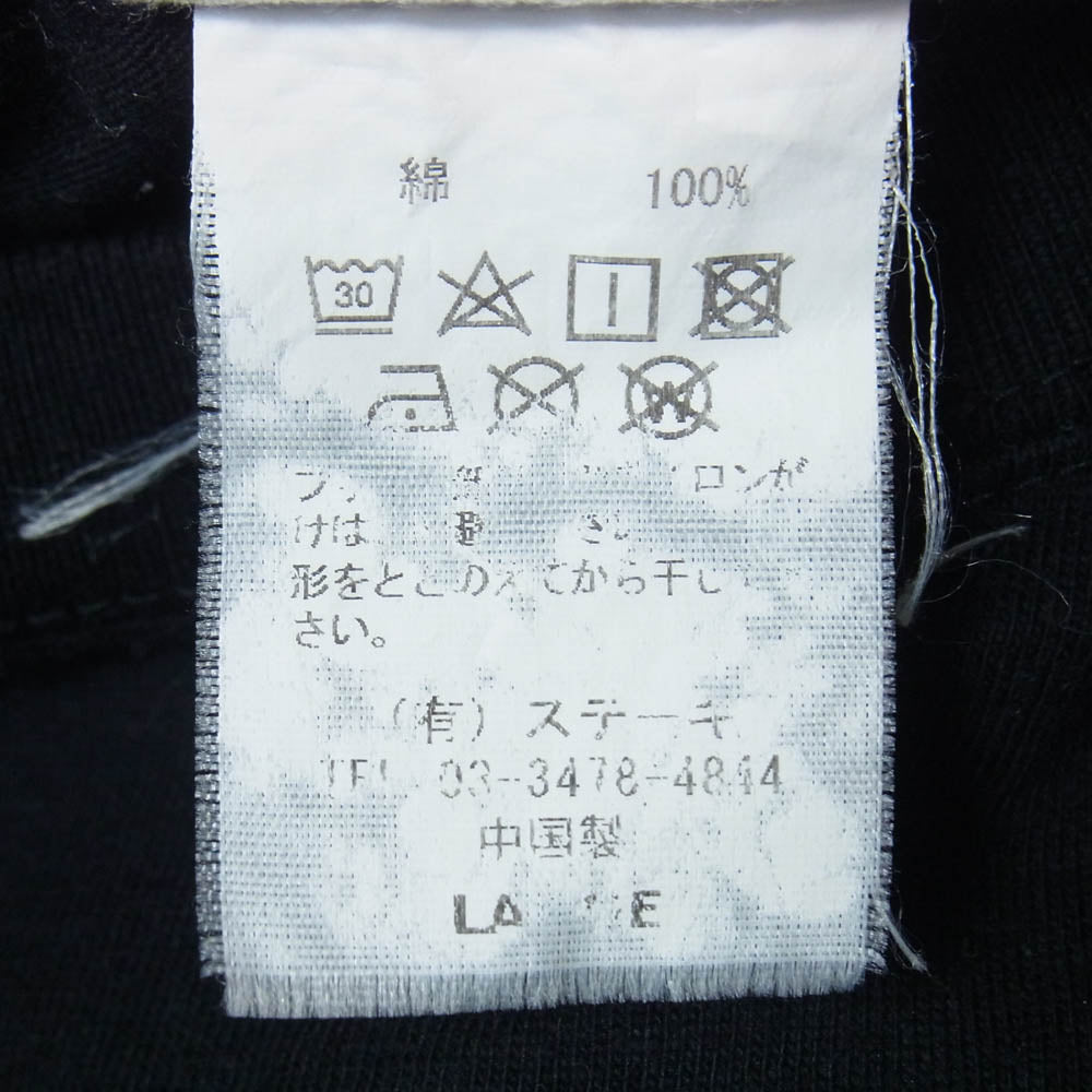 PUNK DRUNKERS パンクドランカーズ BYRD CALIFORNIA TOKYO フロント バック プリント Tシャツ 半袖カットソー ブラック系 L【中古】