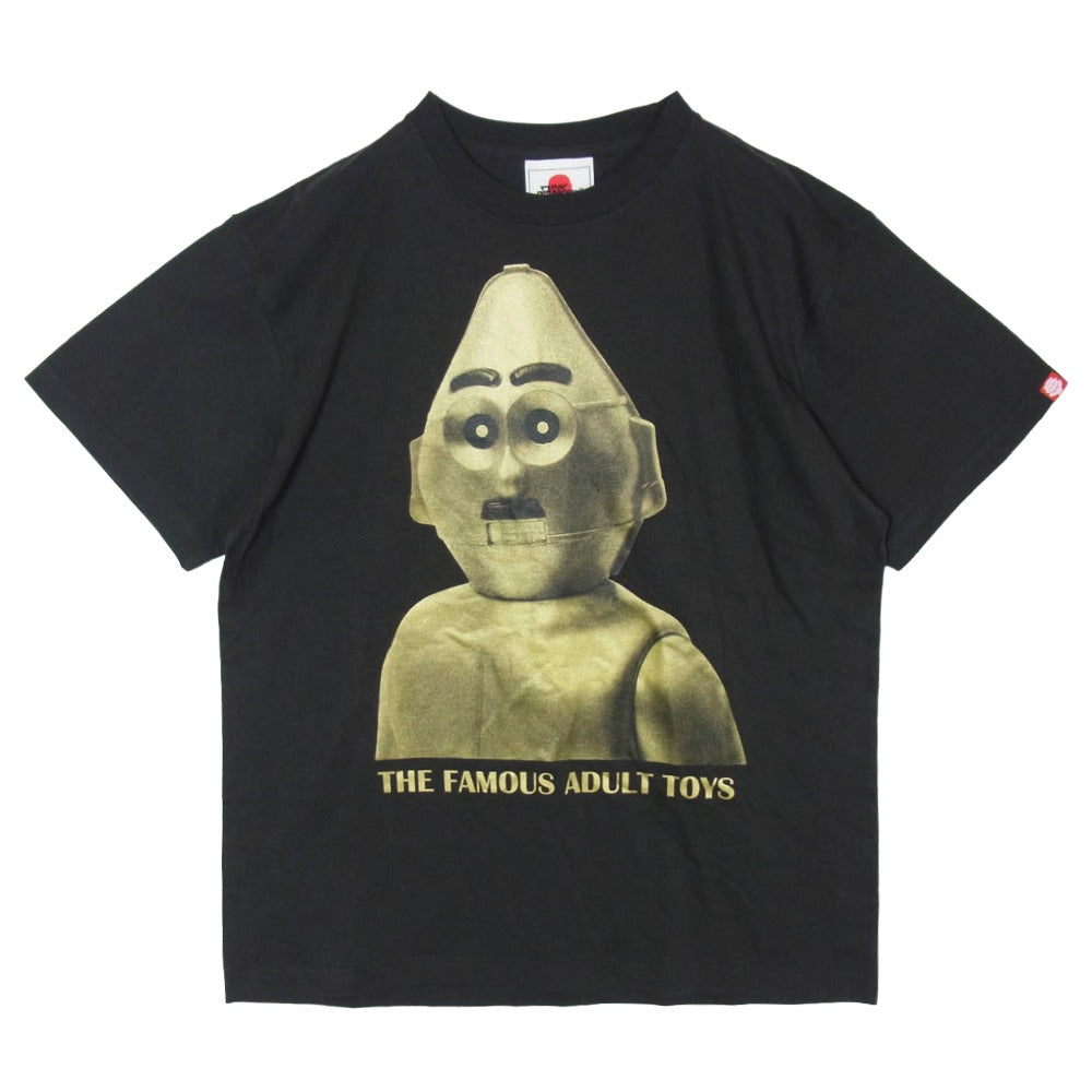 PUNK DRUNKERS パンクドランカーズ THE FAMOUS ADULT TOYS フロント バック プリント Tシャツ 半袖カットソー チャコール系 L【中古】
