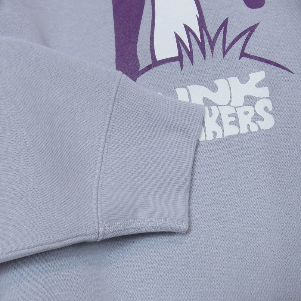 PUNK DRUNKERS パンクドランカーズ フロントプリント スウェット トレーナー グレー系 L【中古】