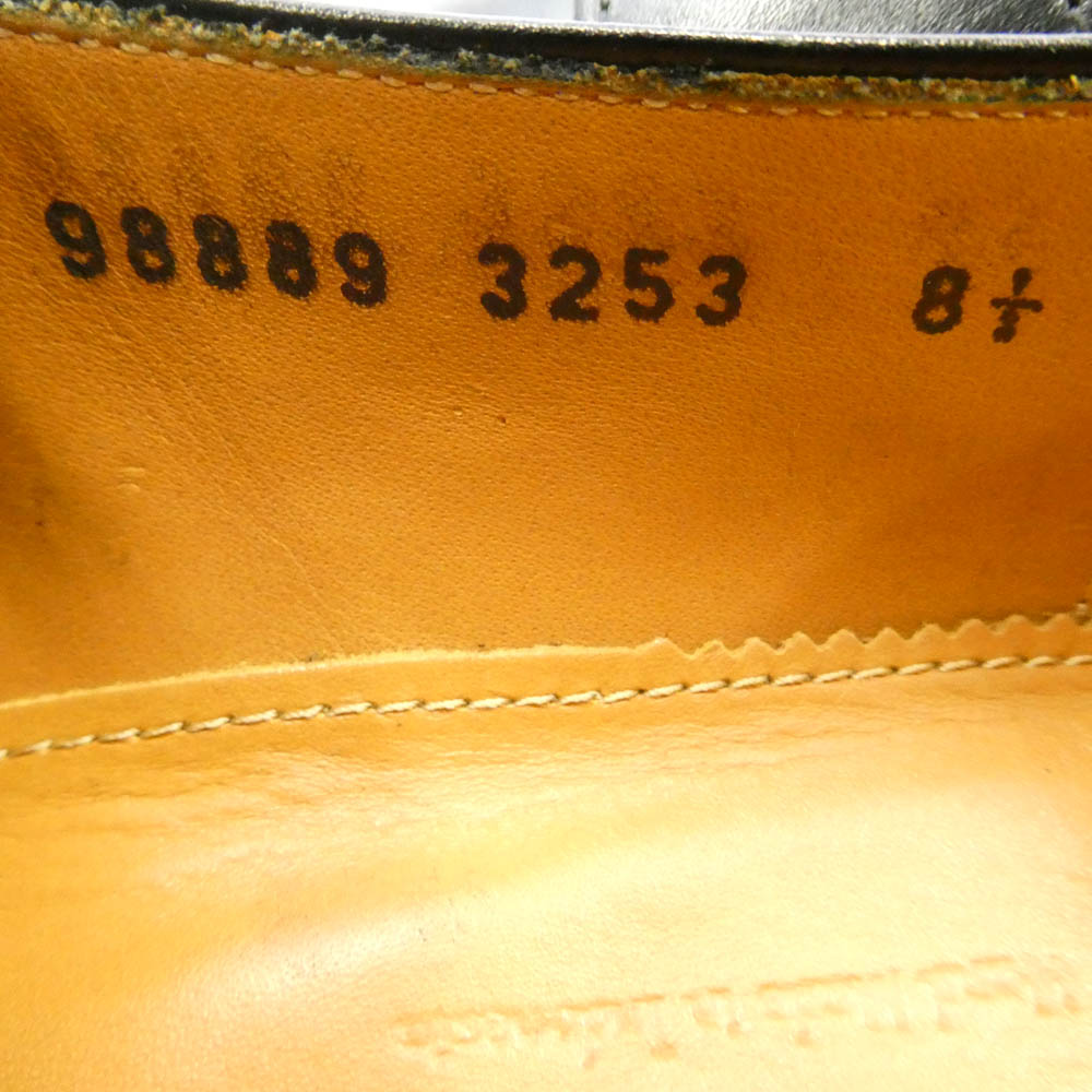 JALAN SRIWIJAYA ジャランスリウァヤ 98889 3253 モンクストラップ レザー シューズ ブラック系 8.5【中古】